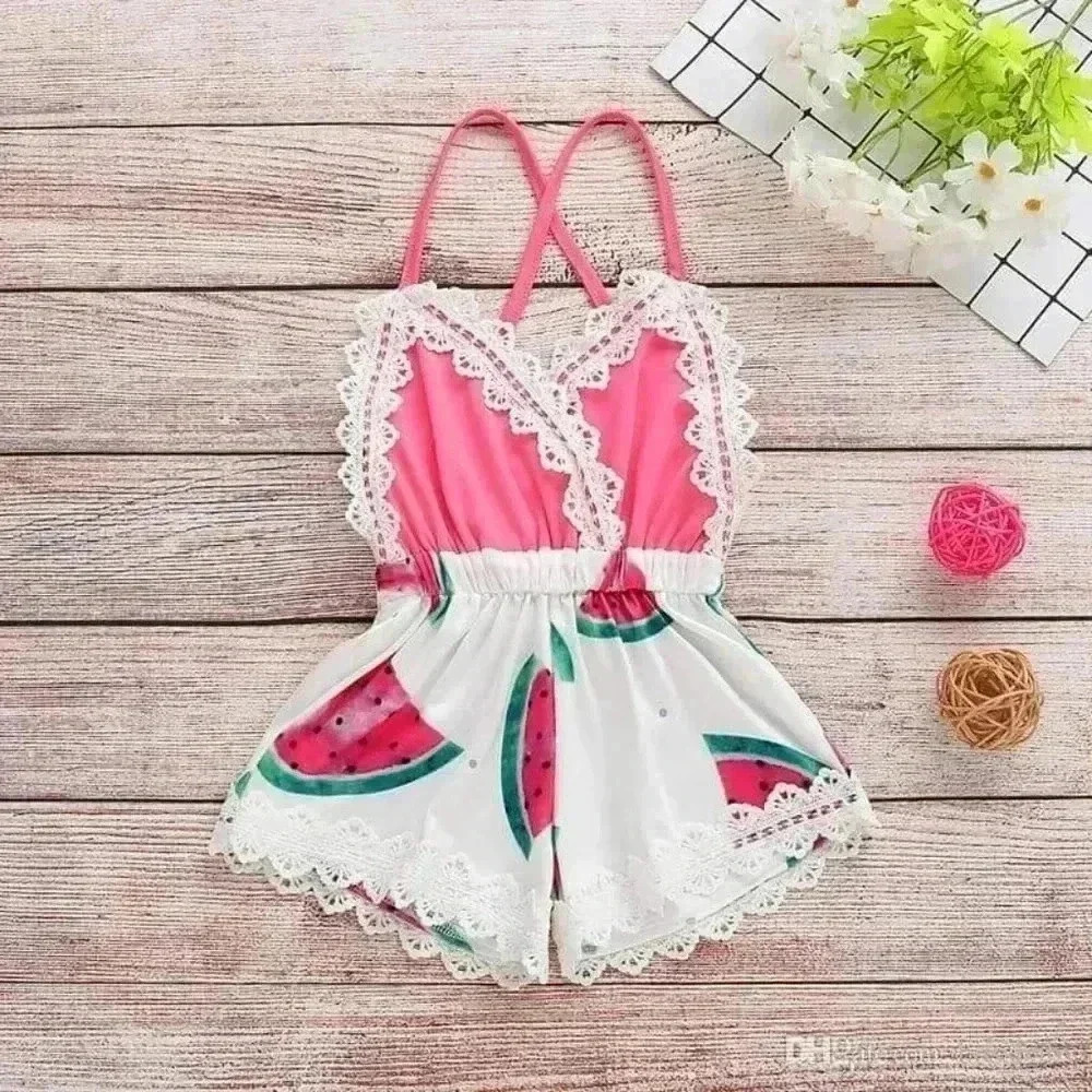 Watermelon Romper 0-3 Months